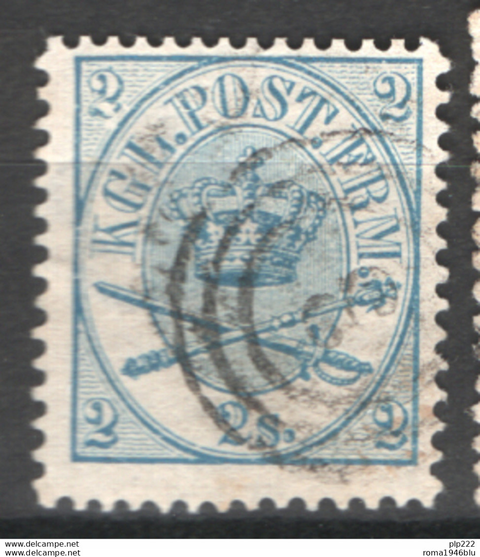 Danimarca 1864 Unif.11 O/Used VF/F - Oblitérés