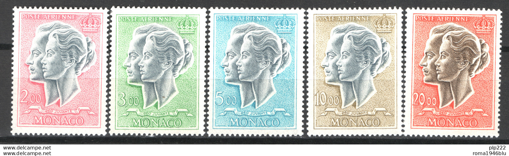 Monaco 1966 Unif. A87/90A **/MNH VF - Poste Aérienne