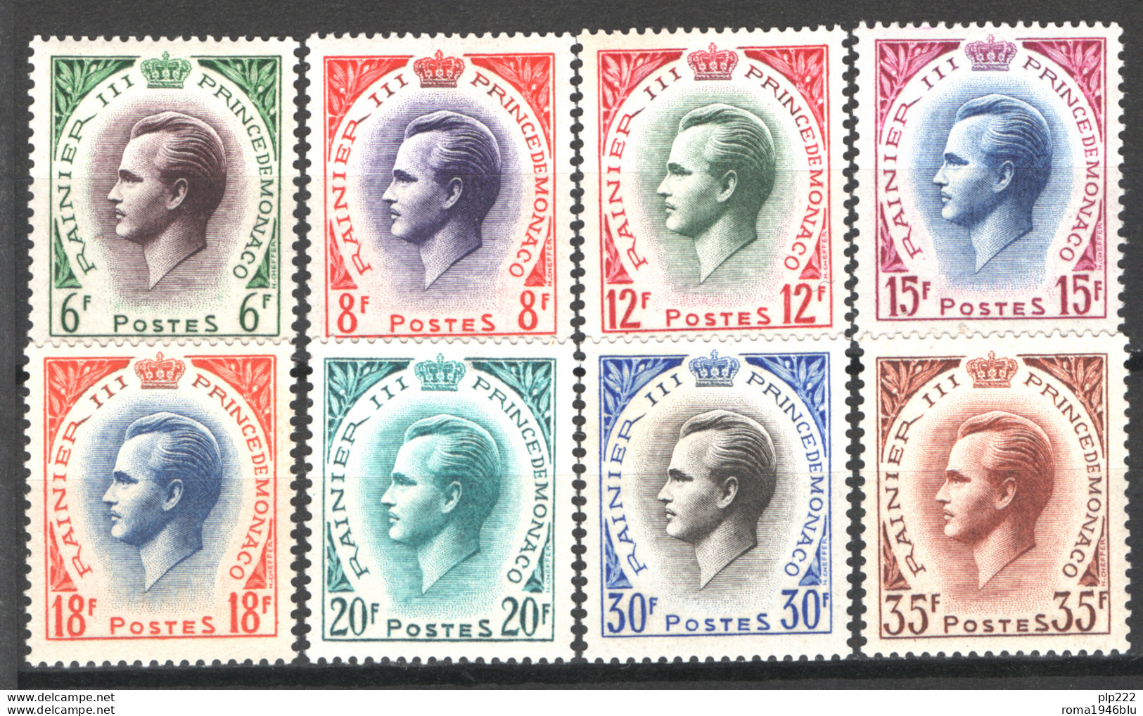 Monaco 1955 Unif. 421/26A **/MNH VF - Unused Stamps