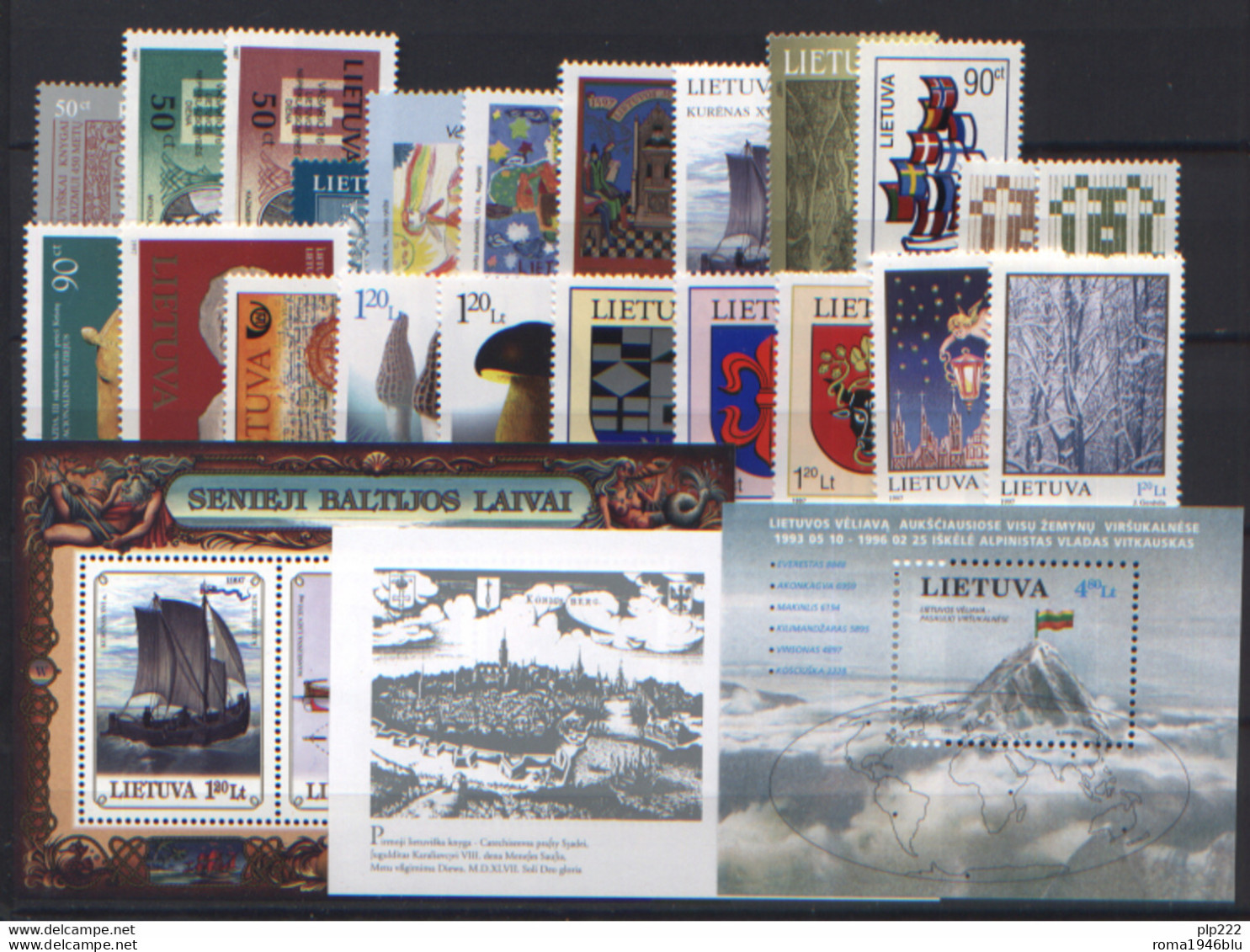 Lituania 1997 Annata Completa / Complete Year Set **/MNH VF - Lituanie