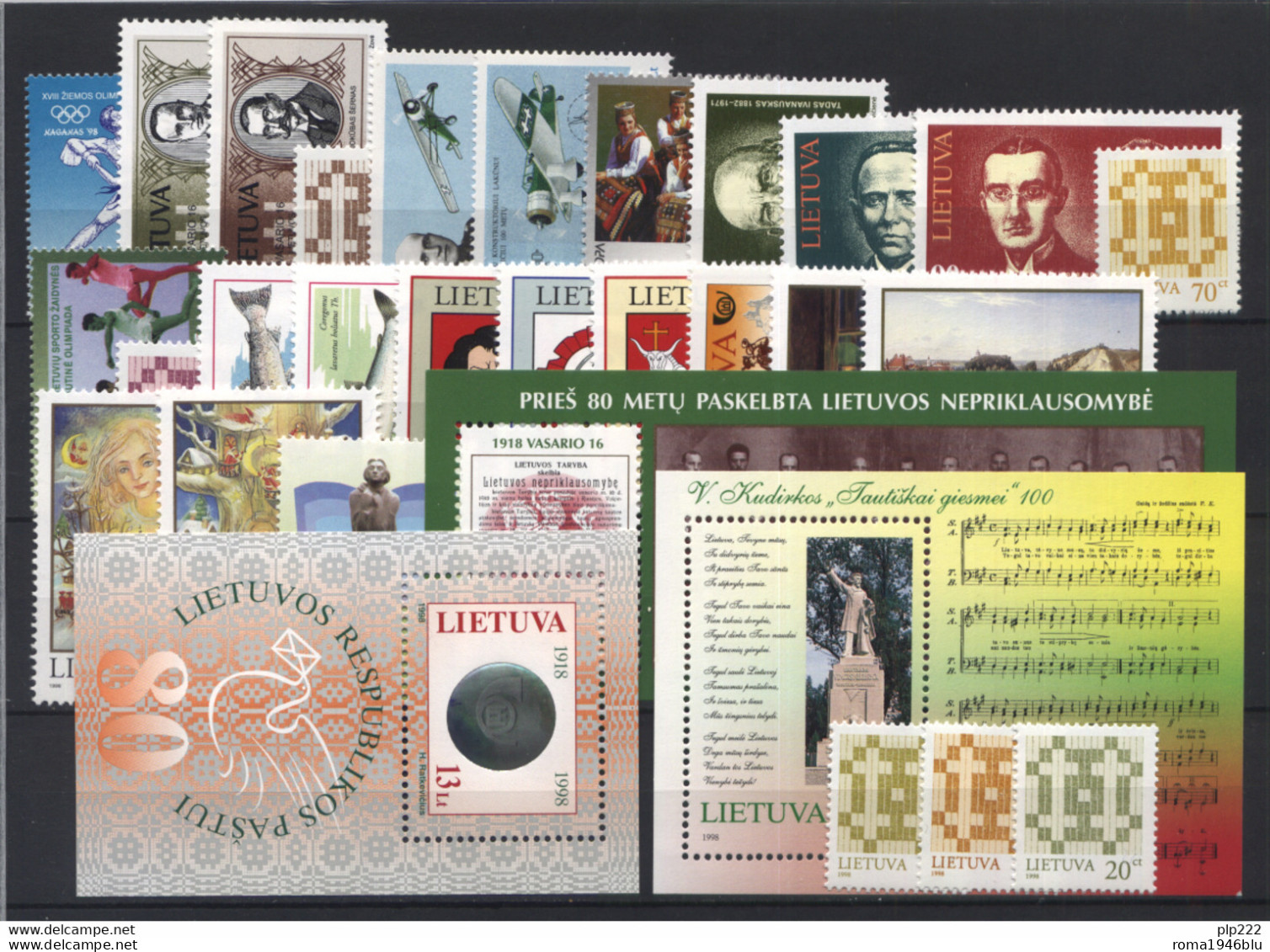 Lituania 1998 Annata Completa / Complete Year Set **/MNH VF - Litauen