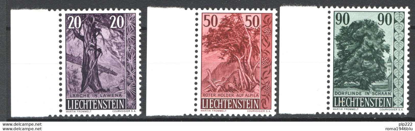 Liechtenstein 1959 Unif. 339/41 **/MNH VF - Nuevos