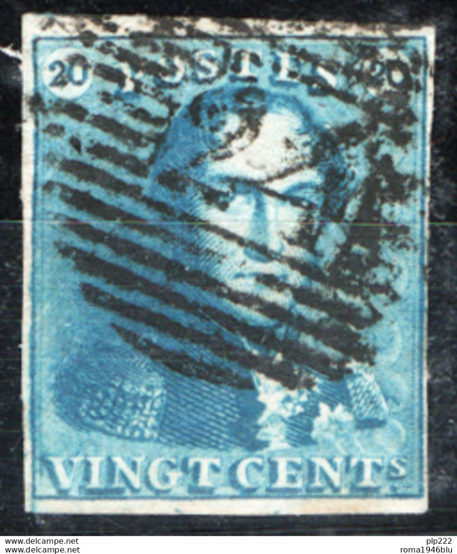 Belgio 1849 Unif.2 O/used VF/F - 1849 Epaulettes