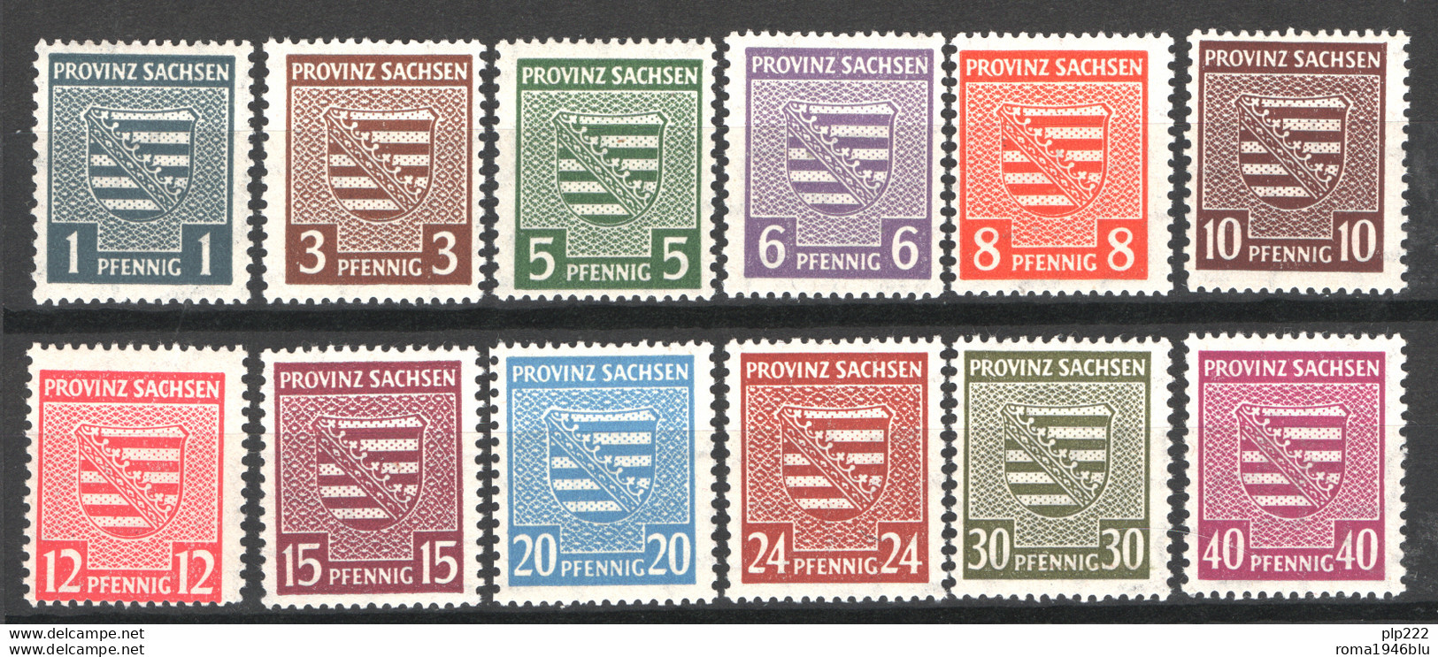 Sassonia - Sachsen 1945 Unif.73/84 MNH VF/F - Sonstige & Ohne Zuordnung