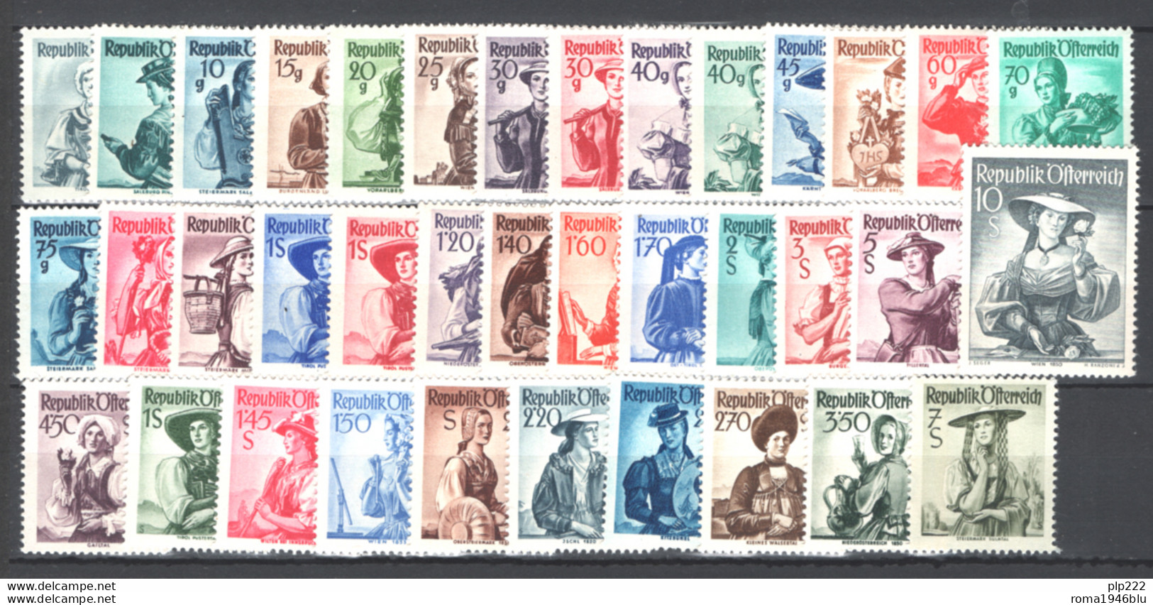 Austria 1949/60 Collezione Quasi Completa / Almost Complete Collection **/MNH VF - Collezioni