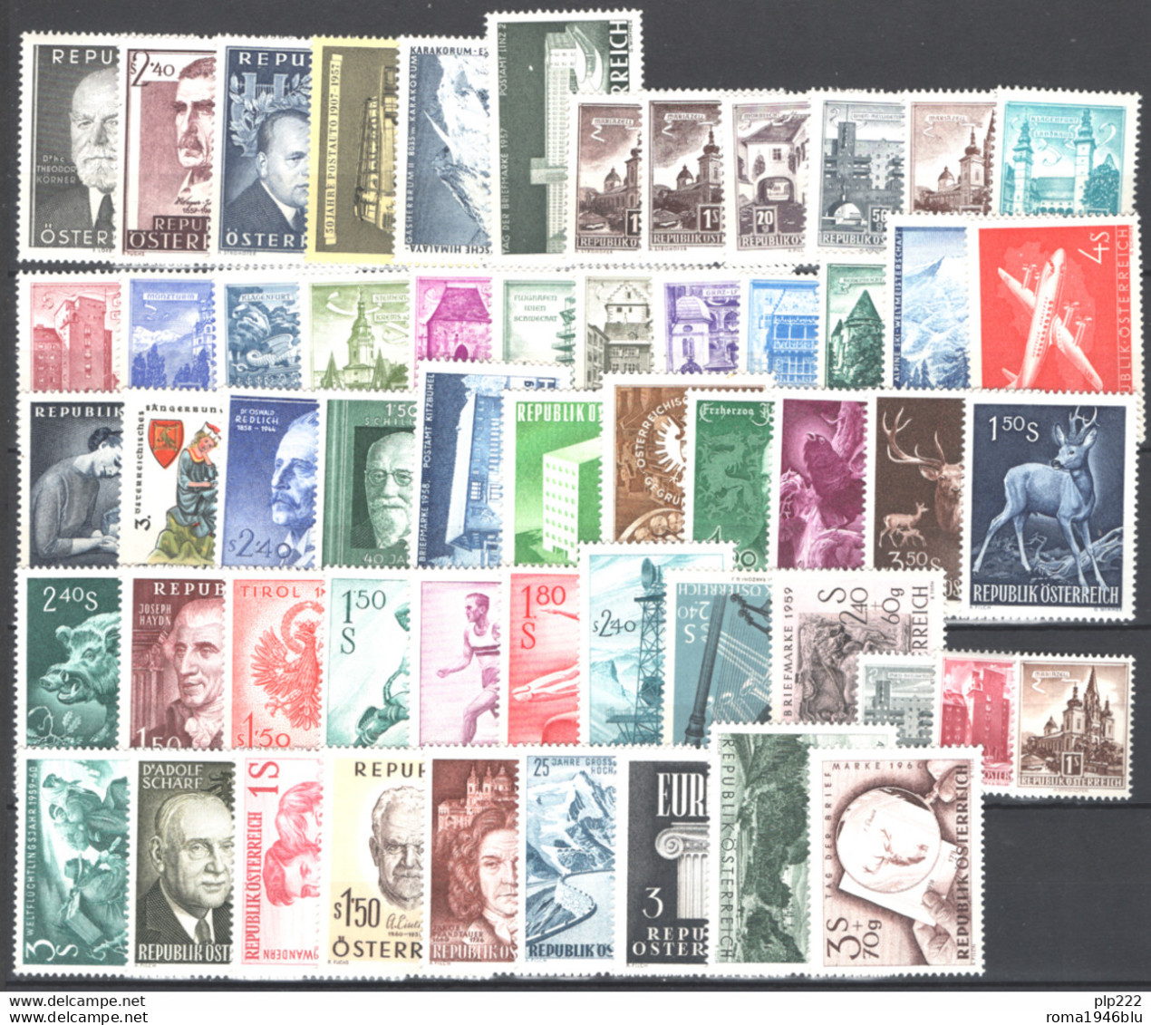 Austria 1949/60 Collezione Quasi Completa / Almost Complete Collection **/MNH VF - Collections