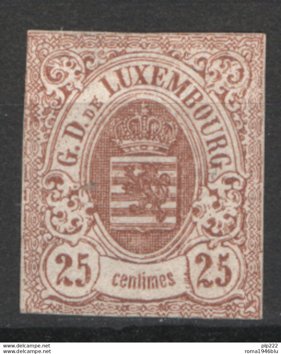 Lussemburgo 1859 Unif.8 (*)/MNG VF/F - 1859-1880 Coat Of Arms