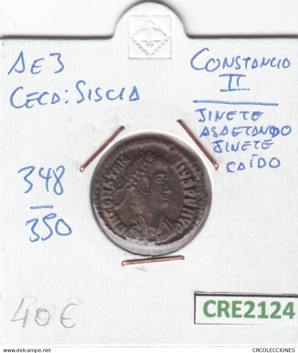 CRE2124 MONEDA ROMANA AE3  VER DESCRIPCION EN FOTO MBC - Andere & Zonder Classificatie