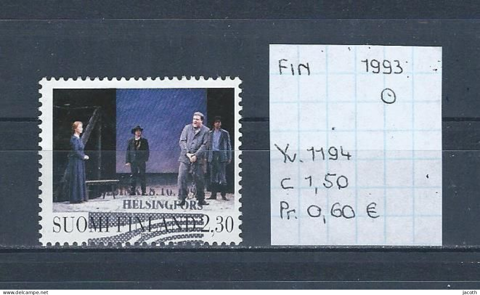 (TJ) Finland 1993 - YT 1194 (gest./obl./used) - Gebraucht