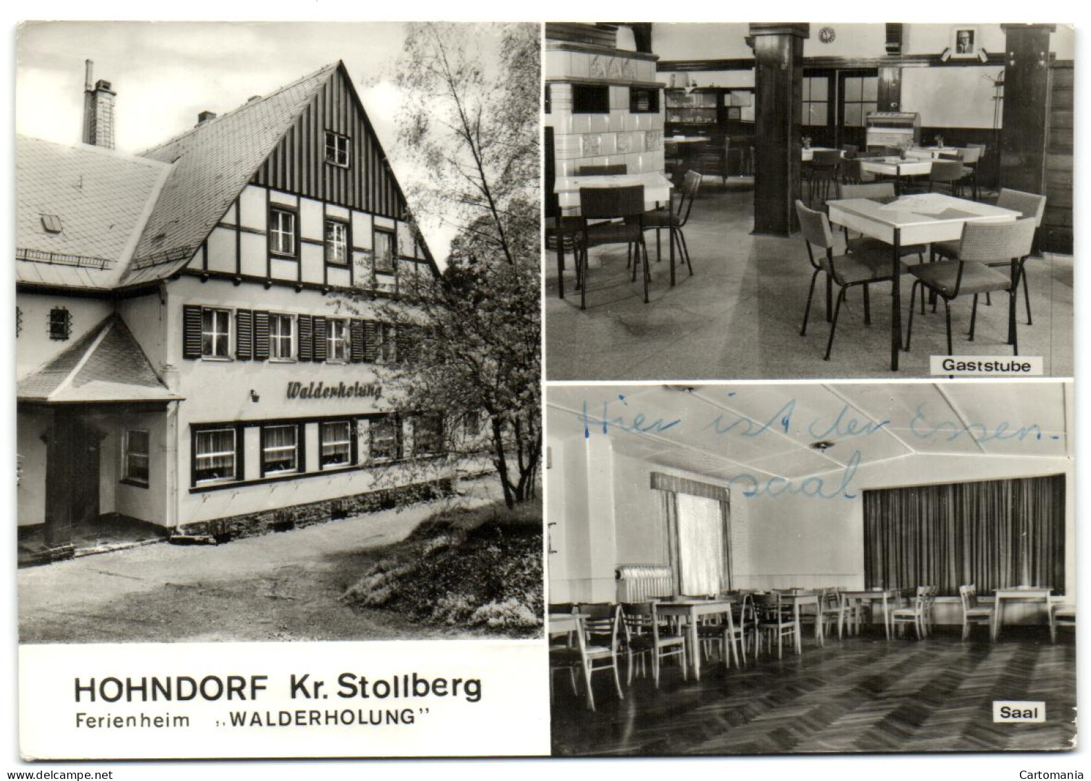 Hohndorf (Kr. Stolberg) - Ferienheim Walderholung - Hohndorf