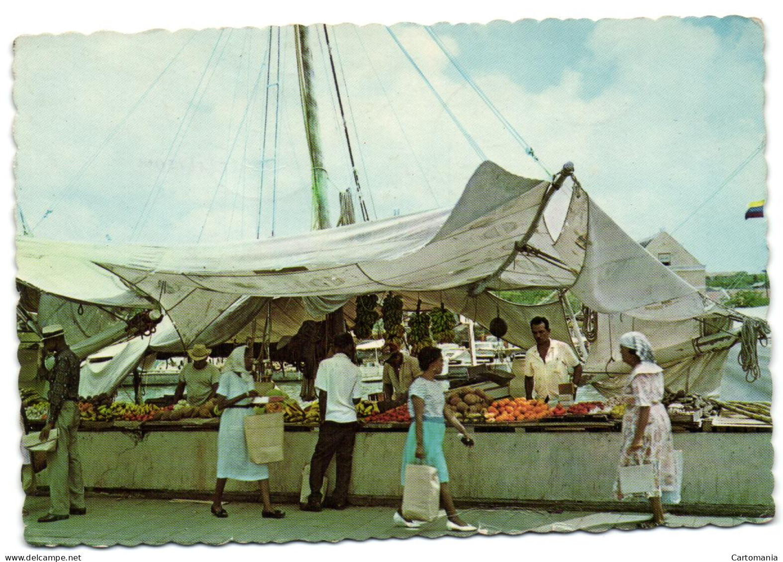 Floating Fruit Market - Willemstad - Curaçao Neth. Antilles - Other & Unclassified