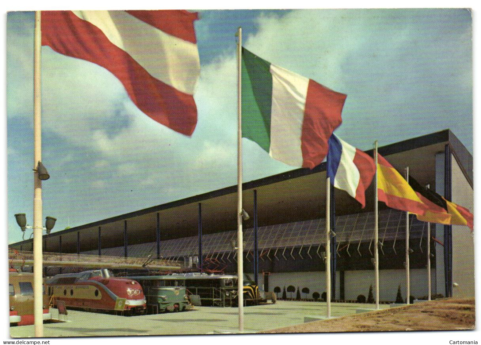 Expo Bruxelles 1958 - Pavillon Des Transports Parc Des Chemins De Fer - Wereldtentoonstellingen