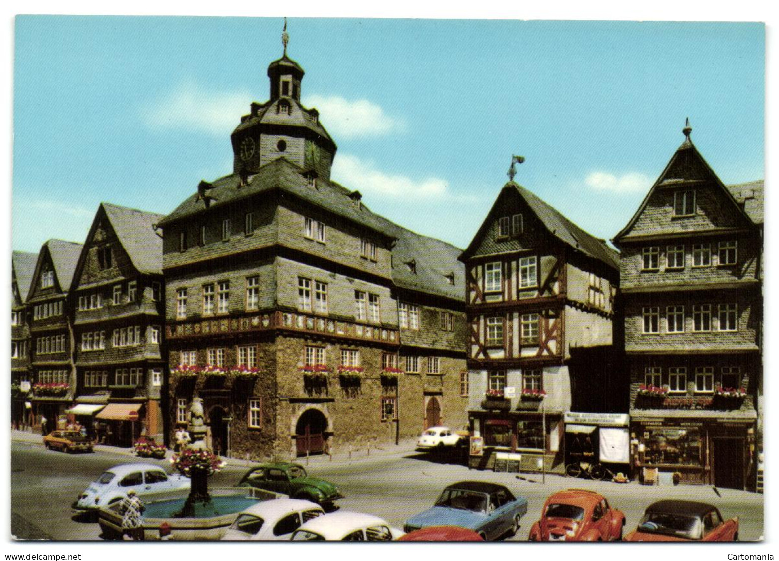 Herborn / Dillkreis - Marktplatz Mit Rathaus - Herborn