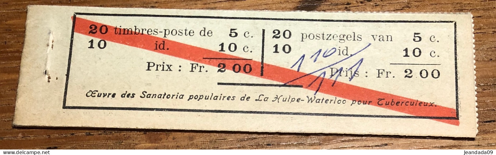 A10b Carnet Complet Et Propre à L'exception De 8 Timbres Manquants : 4x COB 110 4x COB 123 (voir Photos) Cote 190€ - 1907-1941 Antichi [A]