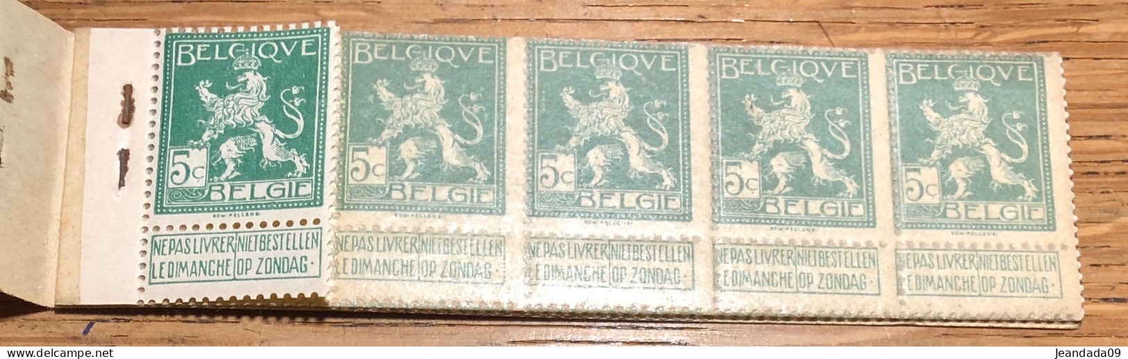 A10b Carnet Complet Et Propre à L'exception De 8 Timbres Manquants : 4x COB 110 4x COB 123 (voir Photos) Cote 190€ - 1907-1941 Oude [A]