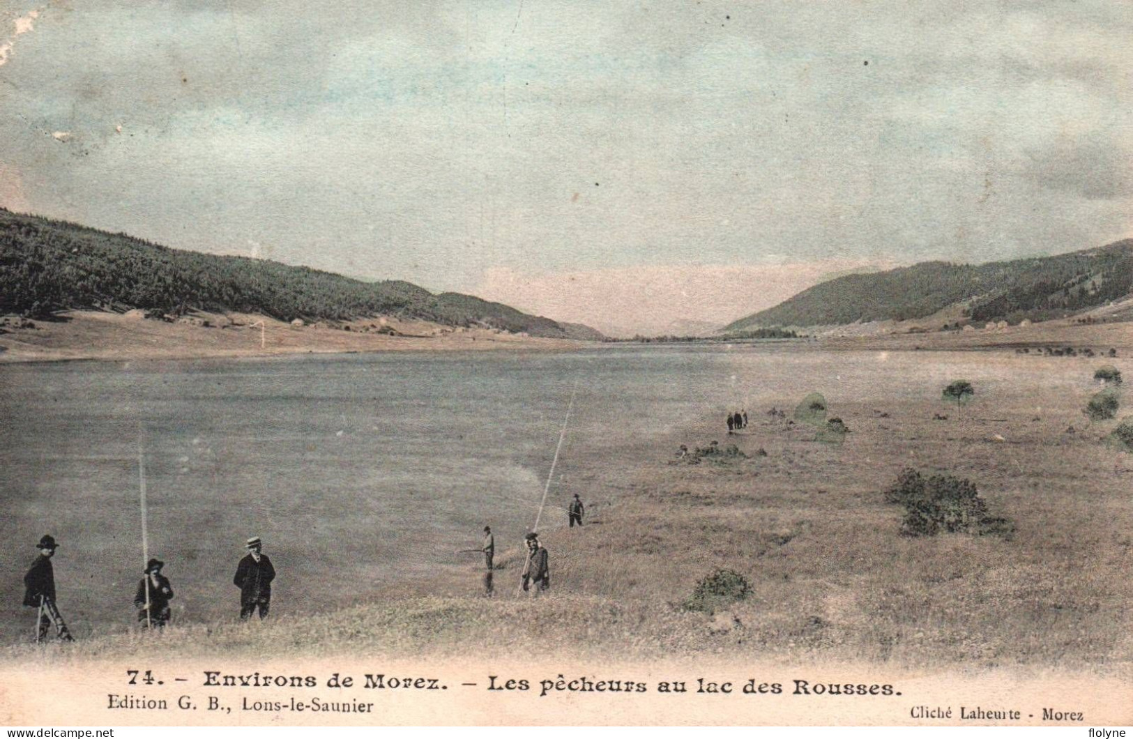 Les Rousses - Environs De Morez - Les Pêcheurs à La Ligne Au Lac Des Rousses - Pêche - Other & Unclassified