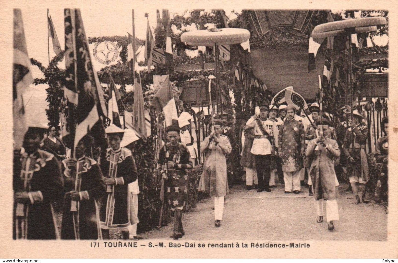 Tourane - Sa Majesté BAO MAI Se Rendant à La Résidence Mairie - Fête Roi - Viêt Nam - Vietnam
