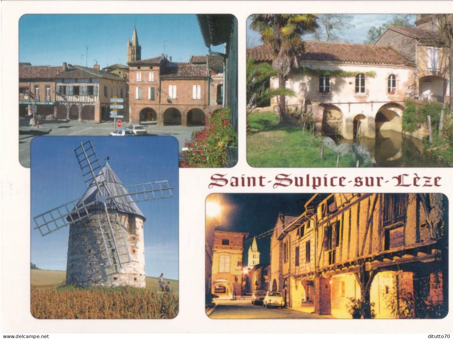 Saint Sulpice Sur Leze - Formato Grande Viaggiata – FE390 - Lezat Sur Leze