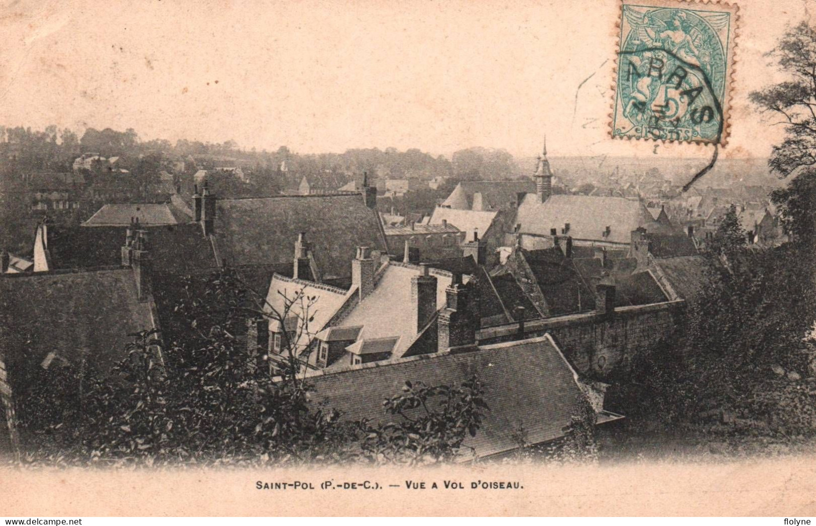 Saint Pol - Vue Du Village à Vol D'oiseau - Saint Pol Sur Ternoise