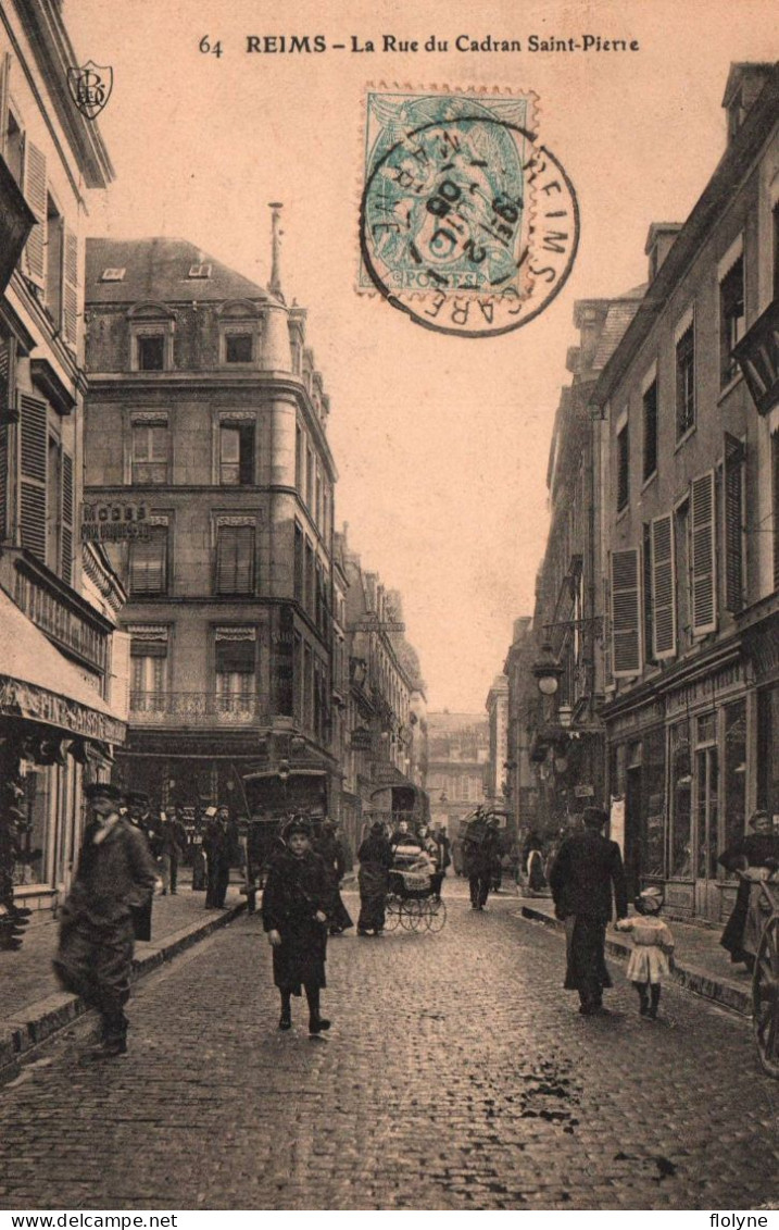 Reims - La Rue Du Cadran Saint Pierre - Reims