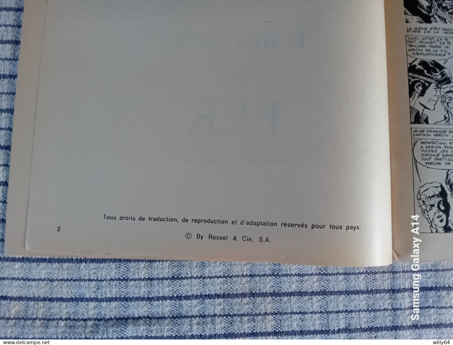 YALEK   L''Araignée De Fer   Souple    EO 1972  Editions: ROSSEL   TBE - Yalek
