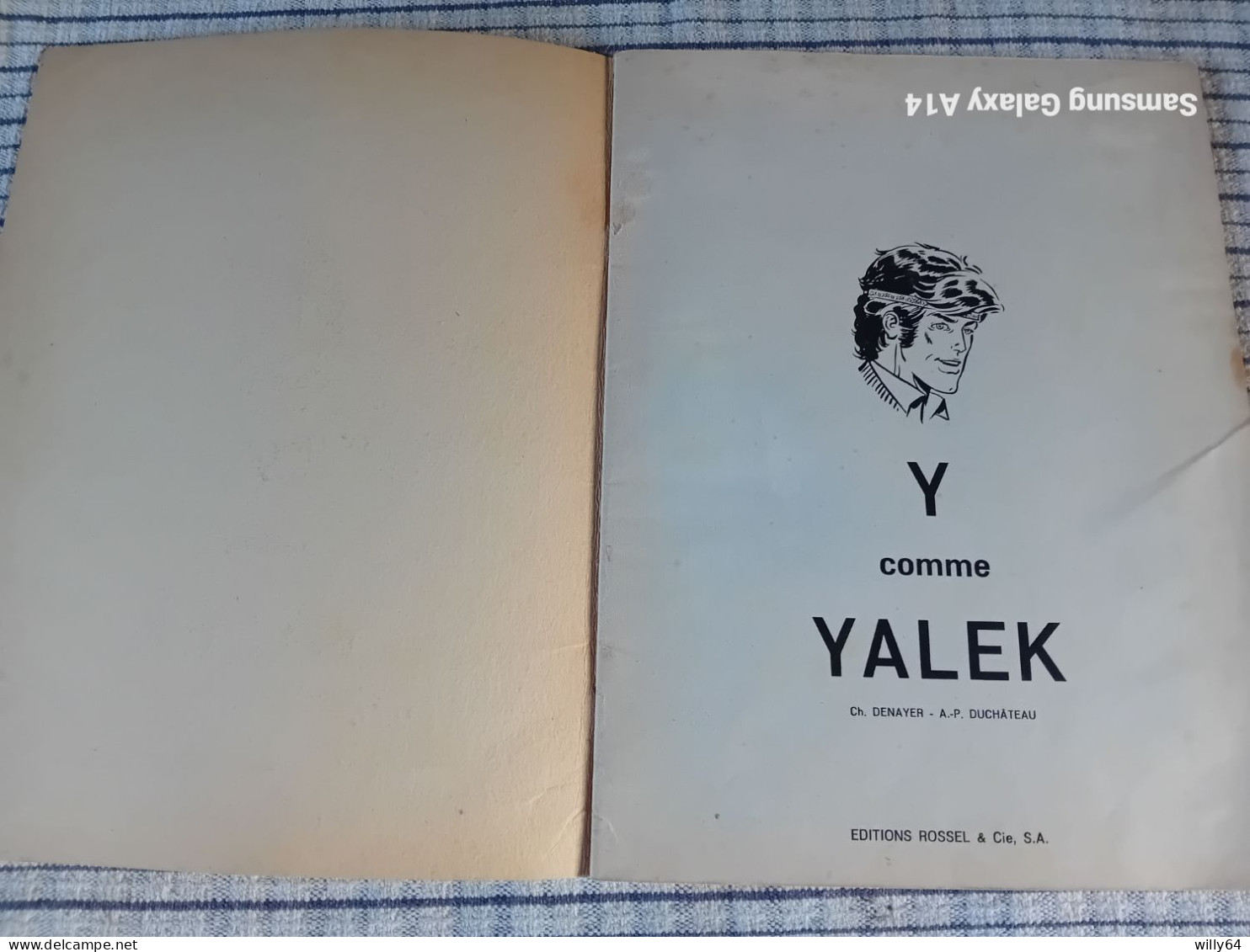 YALEK  Y Comme YALEK    Souple    EO 1972  Editions: ROSSEL   BE - Yalek