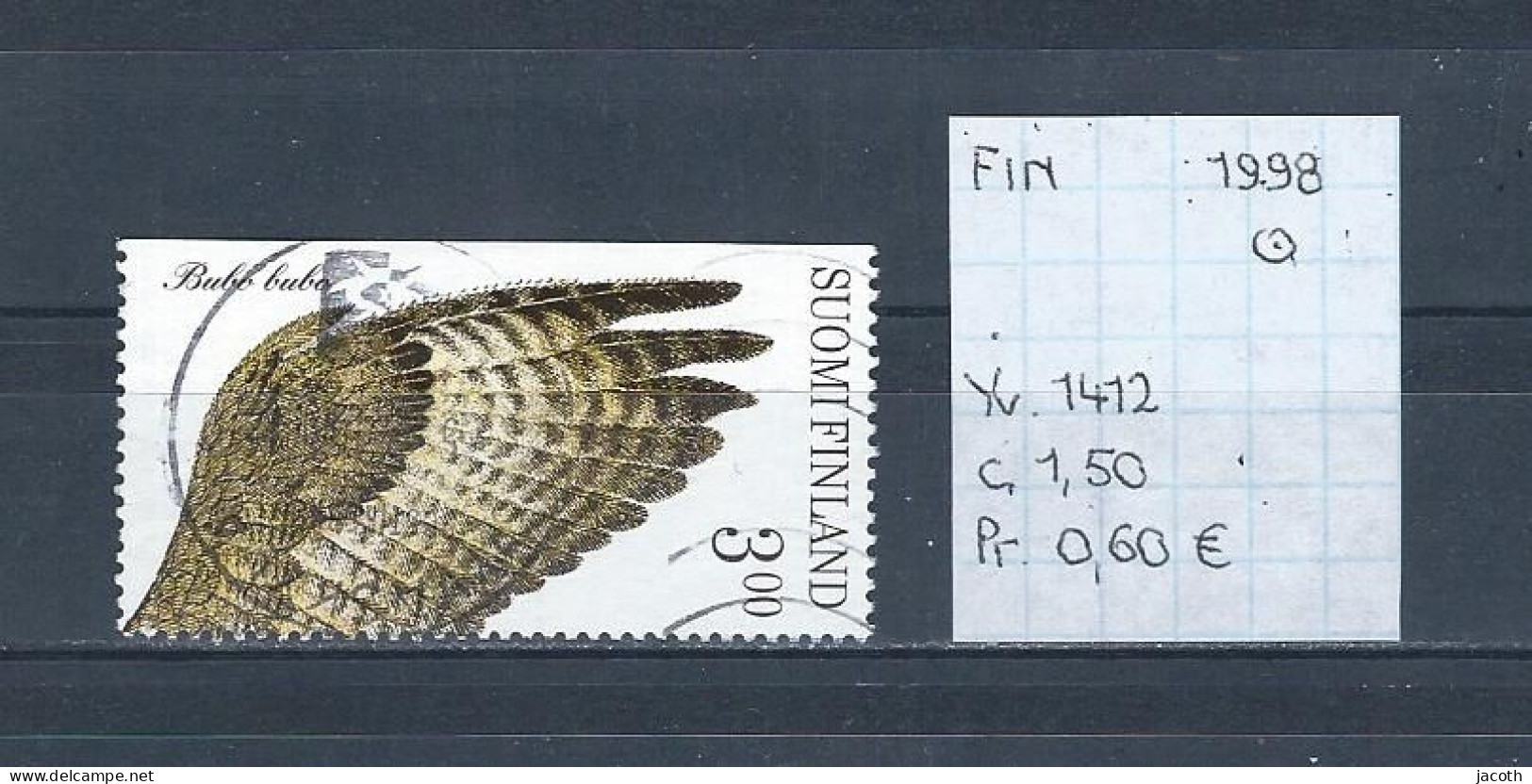 (TJ) Finland 1998 - YT 1412 (gest./obl./used) - Used Stamps