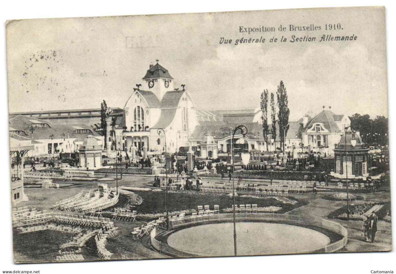 Exposition De Bruxelles 1910 - Vue Générale De La Section Allemande - Wereldtentoonstellingen