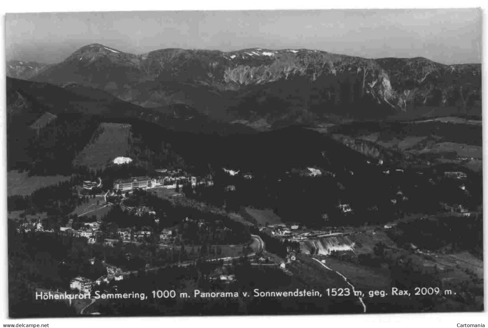 Höhenkurort Semmering - Panorama V. Sonnwendstein Geg. Rax - Semmering