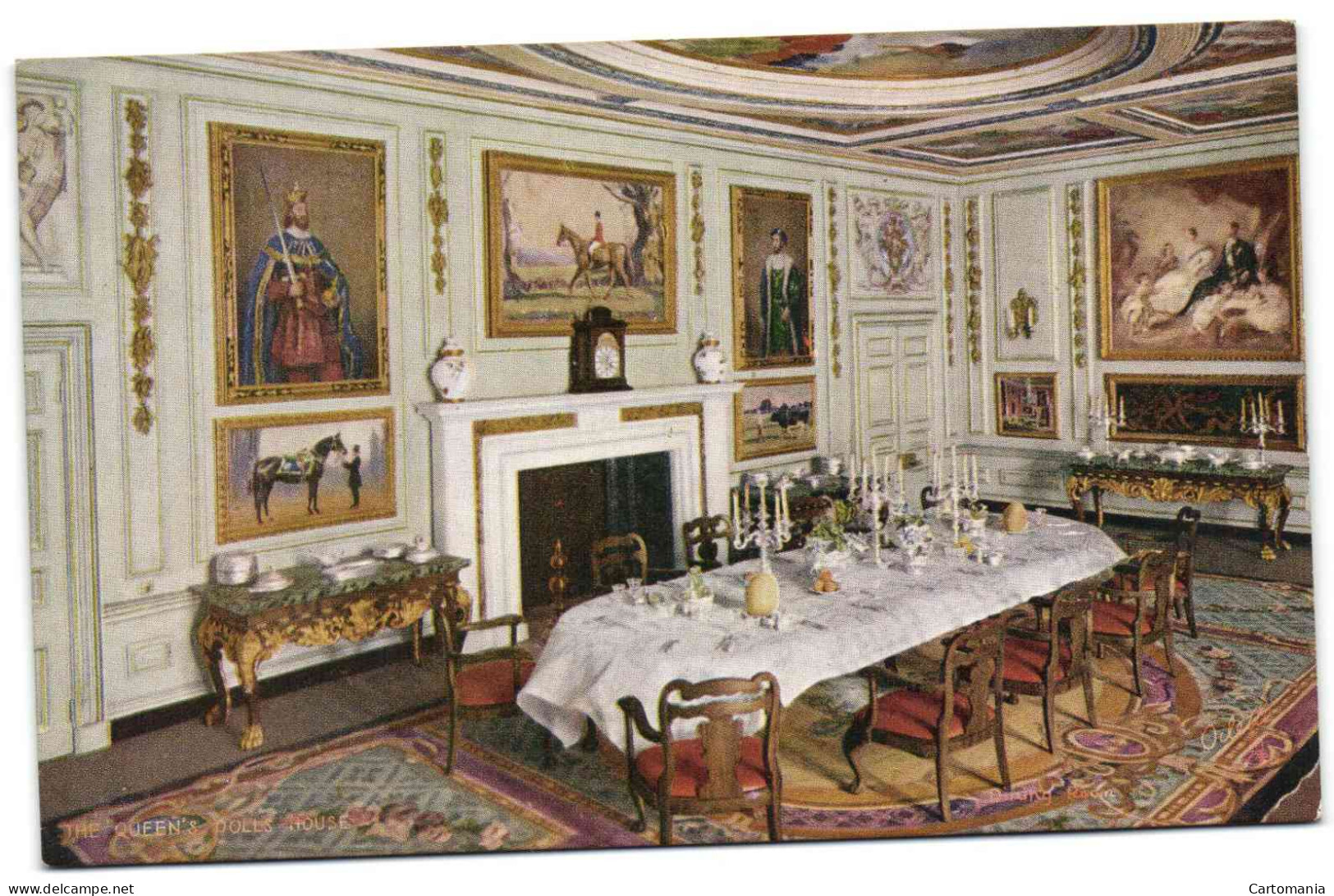 The Queen's Doll's House - Dinning Room - Windsor Castle