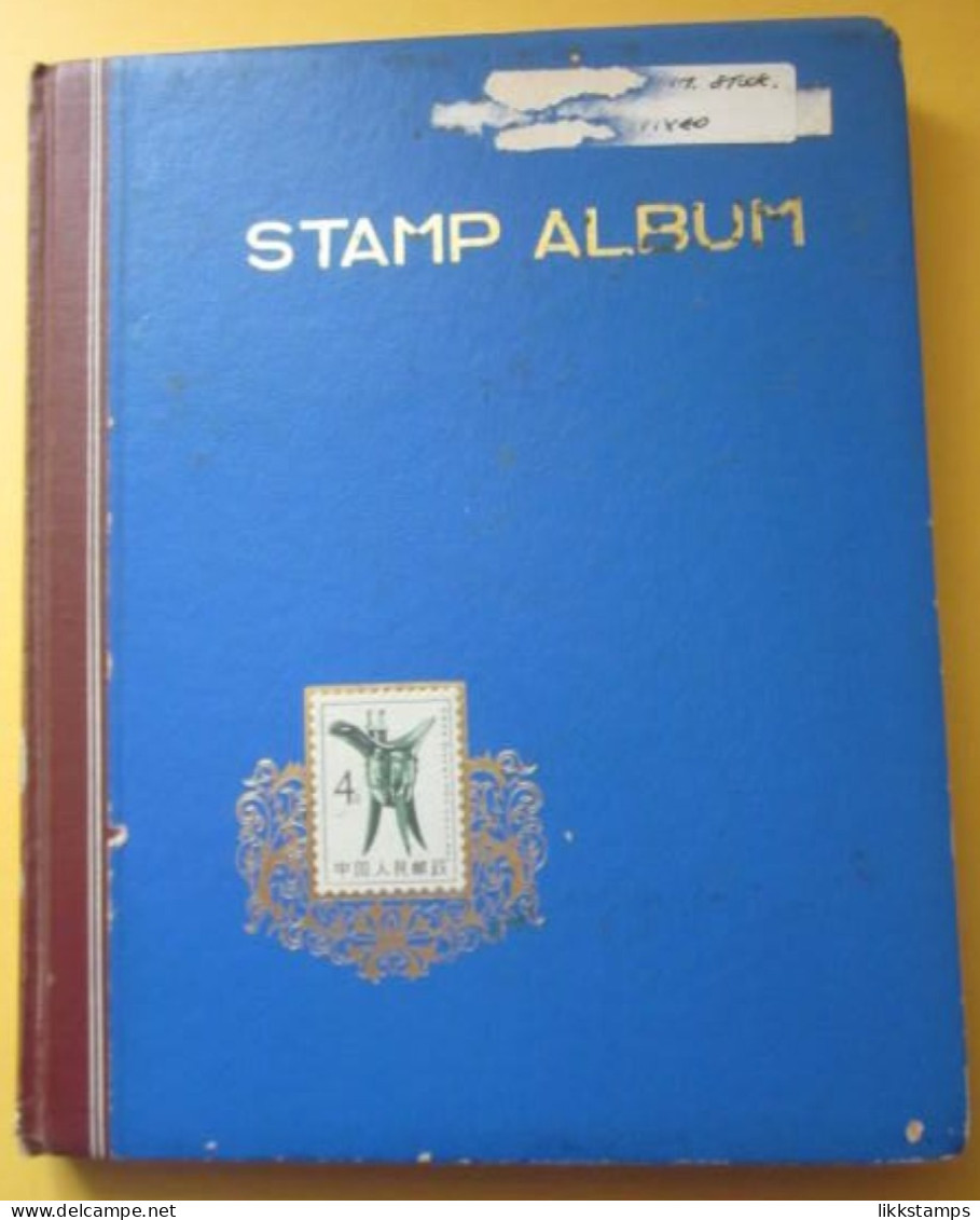 VINTAGE, MEDIUM, EMPTY, FLYING EAGLE NUMBER T702 STOCKBOOK. #03045 - Large Format, White Pages