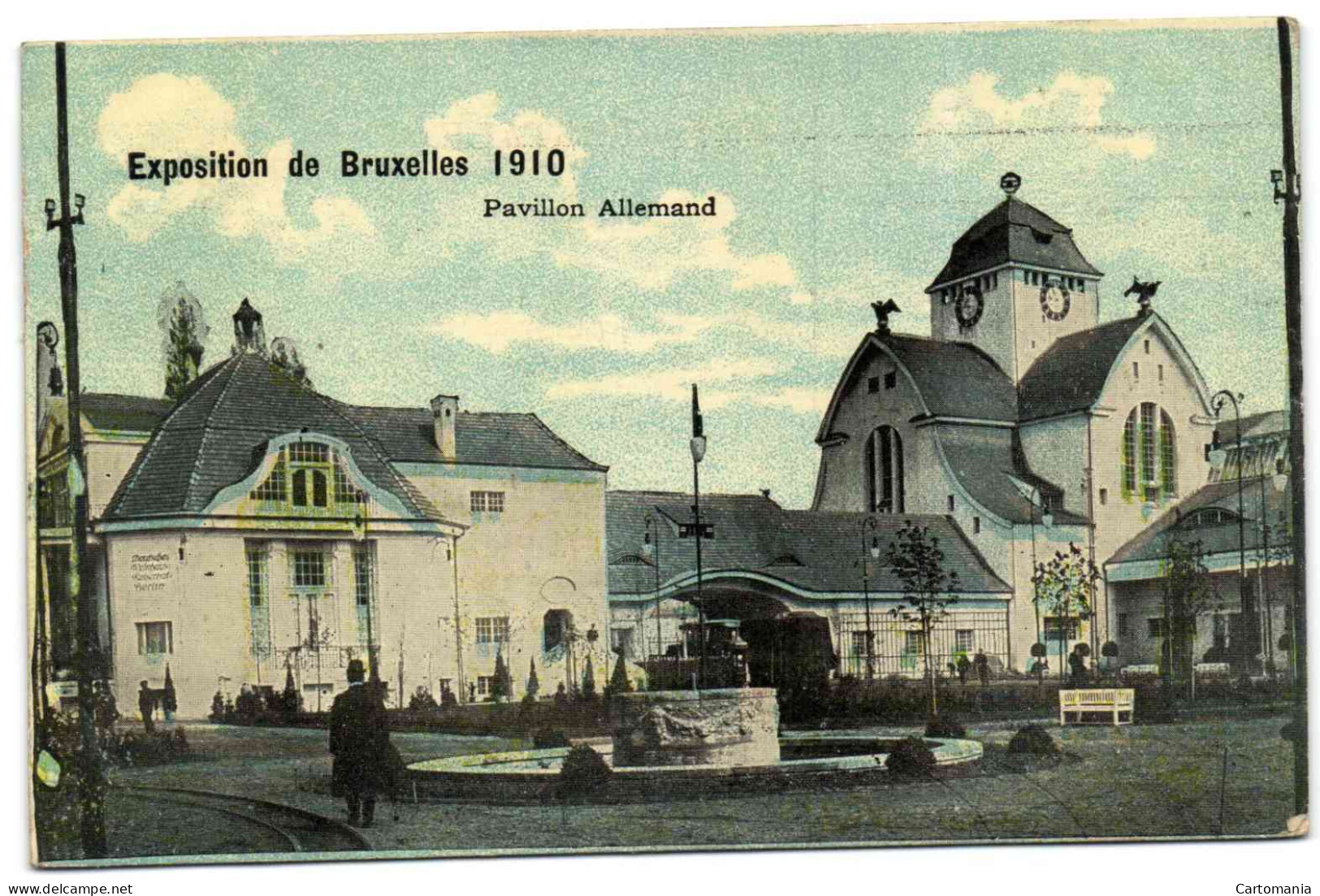 Exposition De Bruxelles 1910 - Pavillon Allemand - Wereldtentoonstellingen