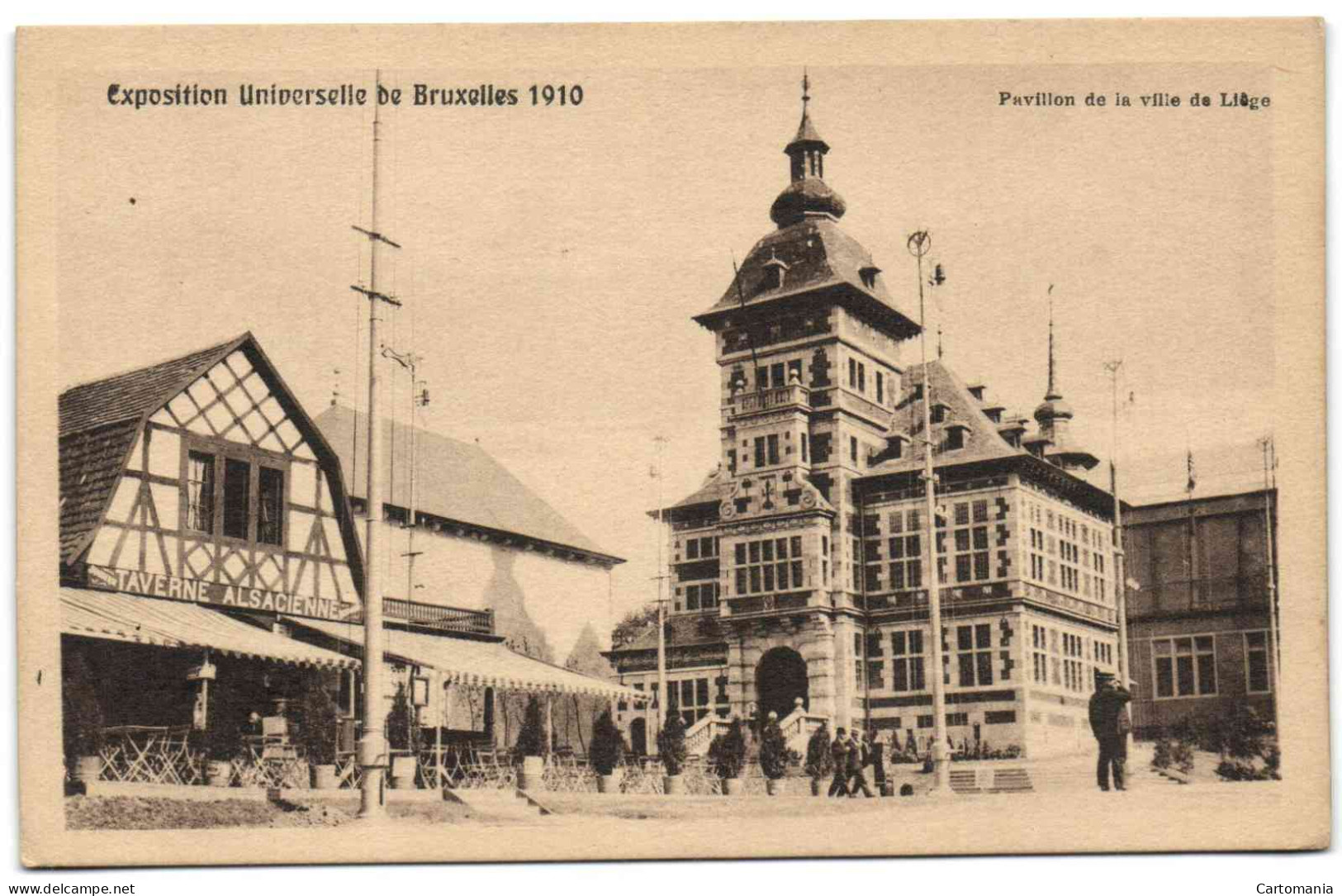 Exposition Universelle De Bruxelles 1910 - Pavillon De La Ville De Liège - Expositions Universelles