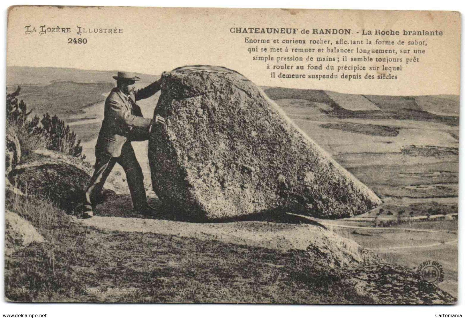 Châteauneuf De Randon - La Roche Branlante - Chateauneuf De Randon