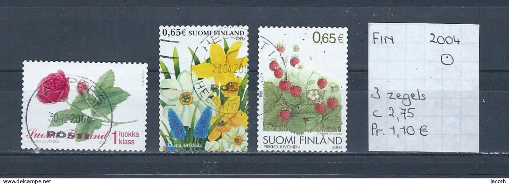 (TJ) Finland 2004 - 3 Zegels (gest./obl./used) - Used Stamps