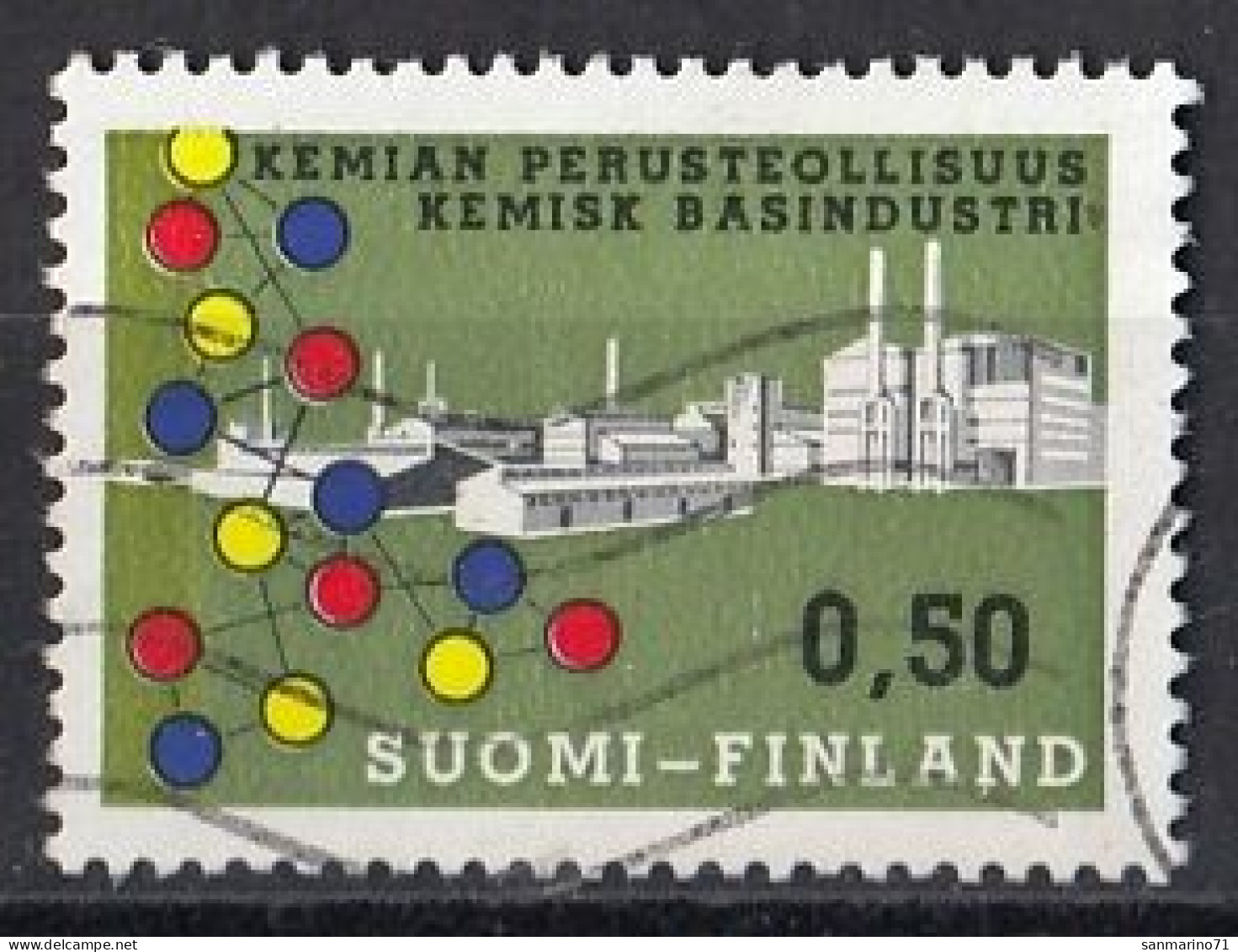 FINLAND 669,used,falc Hinged - Chemistry