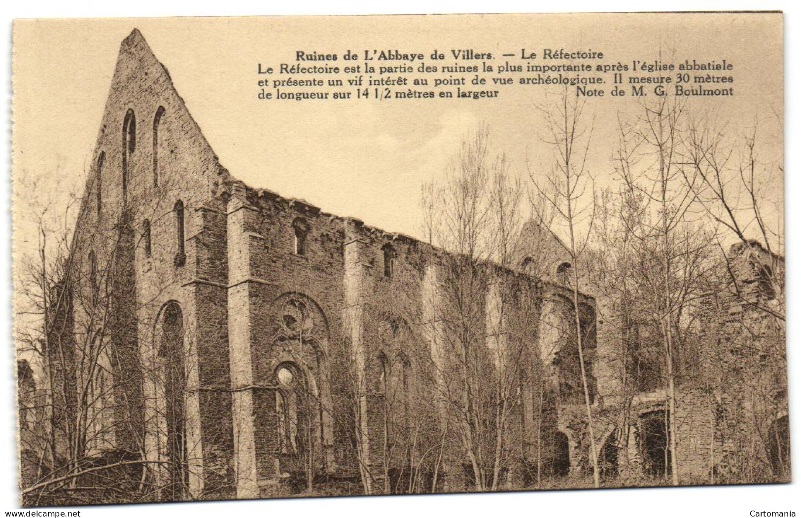 Ruines De L'Abbaye De Villers - Le Réfectoire - Villers-la-Ville