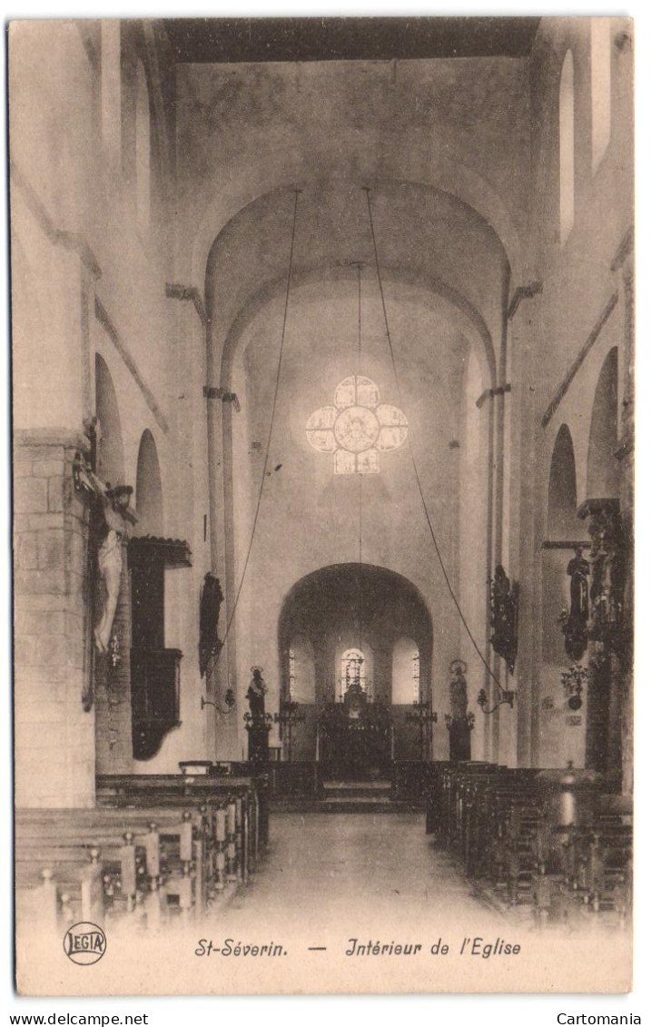 St-Séverin - Intérieur De L'Eglise - Saint-Georges-sur-Meuse