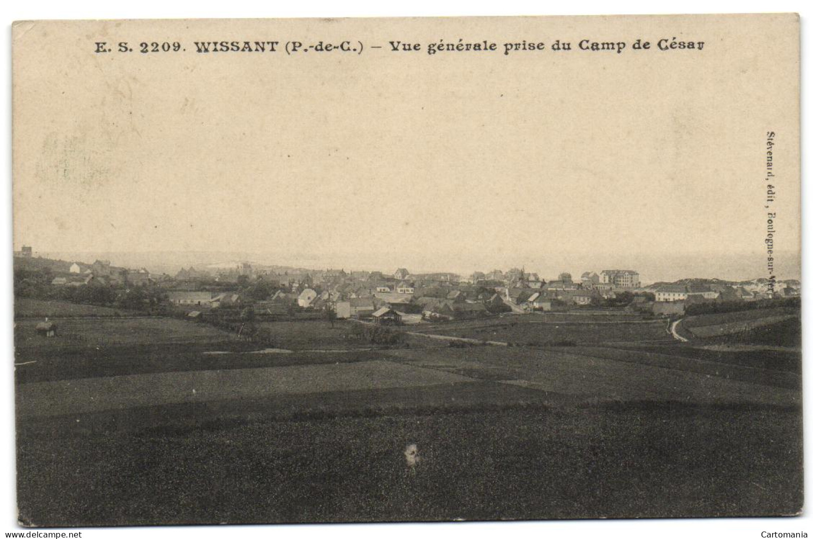 Wissant - Vue Générale Prise Du Camp De César - Wissant