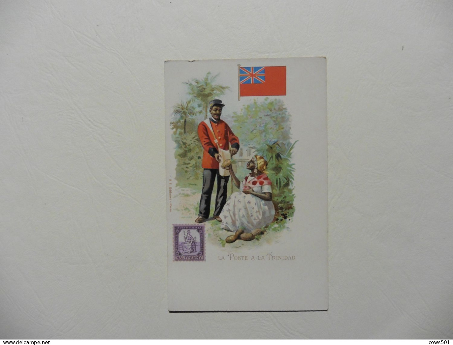 Cartes Postales > Amérique > Antilles > Trinidad :La Poste A La Trinidad :Poste Et Facteur - Trinidad