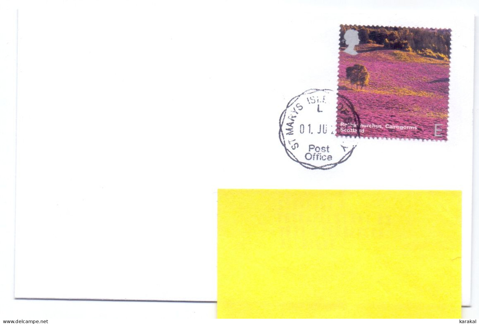 UK Isles Of Scilly îles Sorlingues St Mary's To Belgium Stamp E 2023 - Ohne Zuordnung