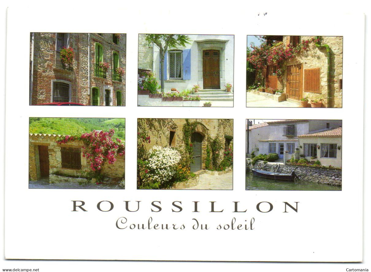 Roussillon - Façades Fleuries En Longuedoc - Roussillon