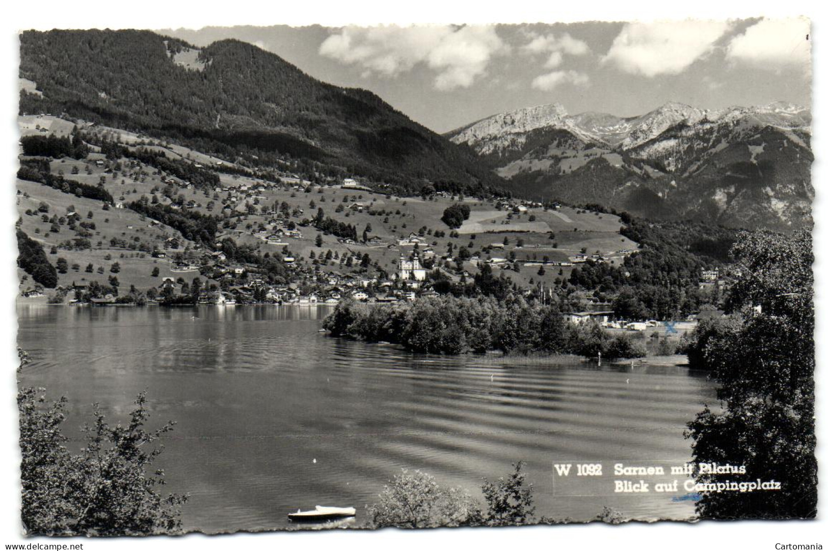 Sarnen Mit Pilatus - Blick Auf Campingplatz - Sarnen