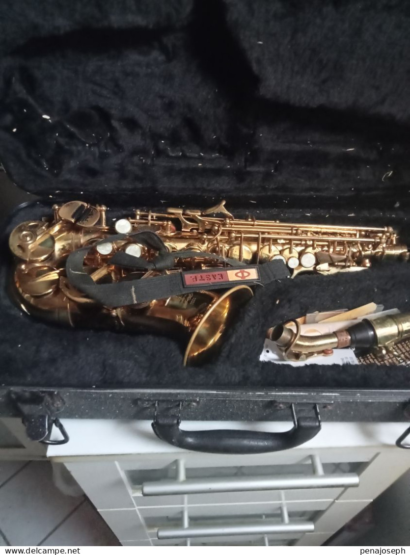 Saxophone Stagg 77-ssc Soprano Trés Peu Servi Avec Malette - Musikinstrumente