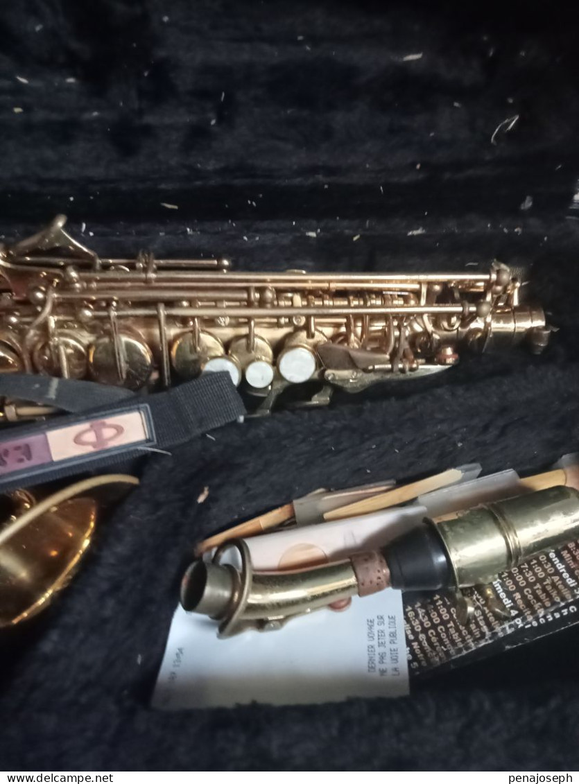 Saxophone Stagg 77-ssc Soprano Trés Peu Servi Avec Malette - Musical Instruments