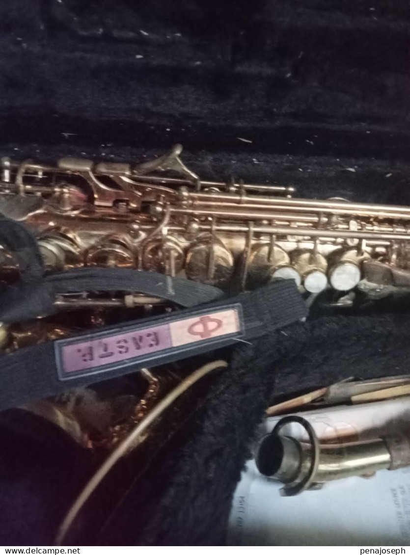 saxophone stagg 77-ssc soprano trés peu servi avec malette