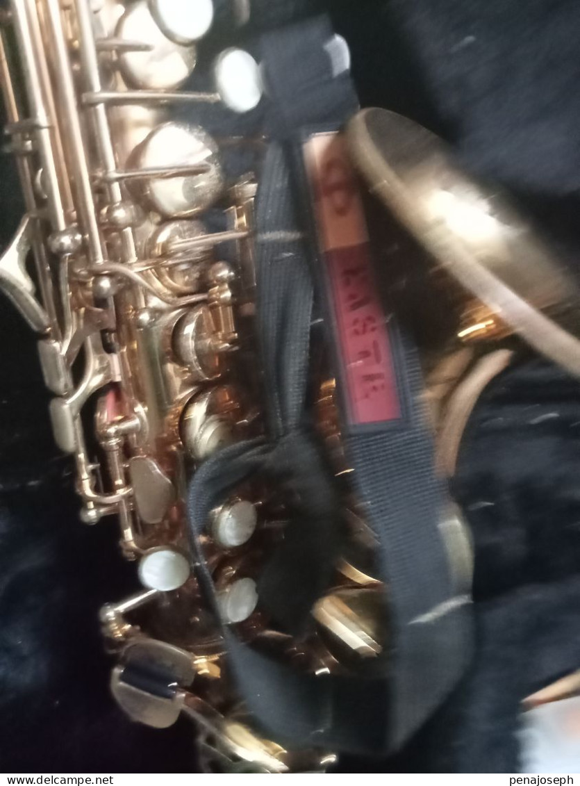 saxophone stagg 77-ssc soprano trés peu servi avec malette