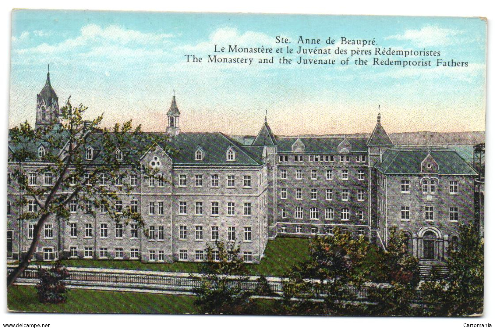 Ste. Anne De Beaupré - Le Monastère Et Le Juvénat Des Père Rédemptoristes - Ste. Anne De Beaupré