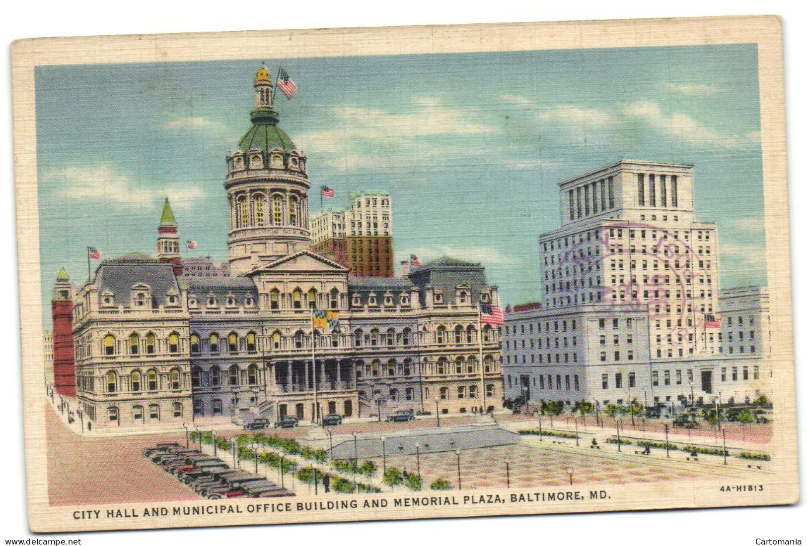 City Hall And Municipal Office Building And Memorial Plaza - Baltimore - MD - Baltimore