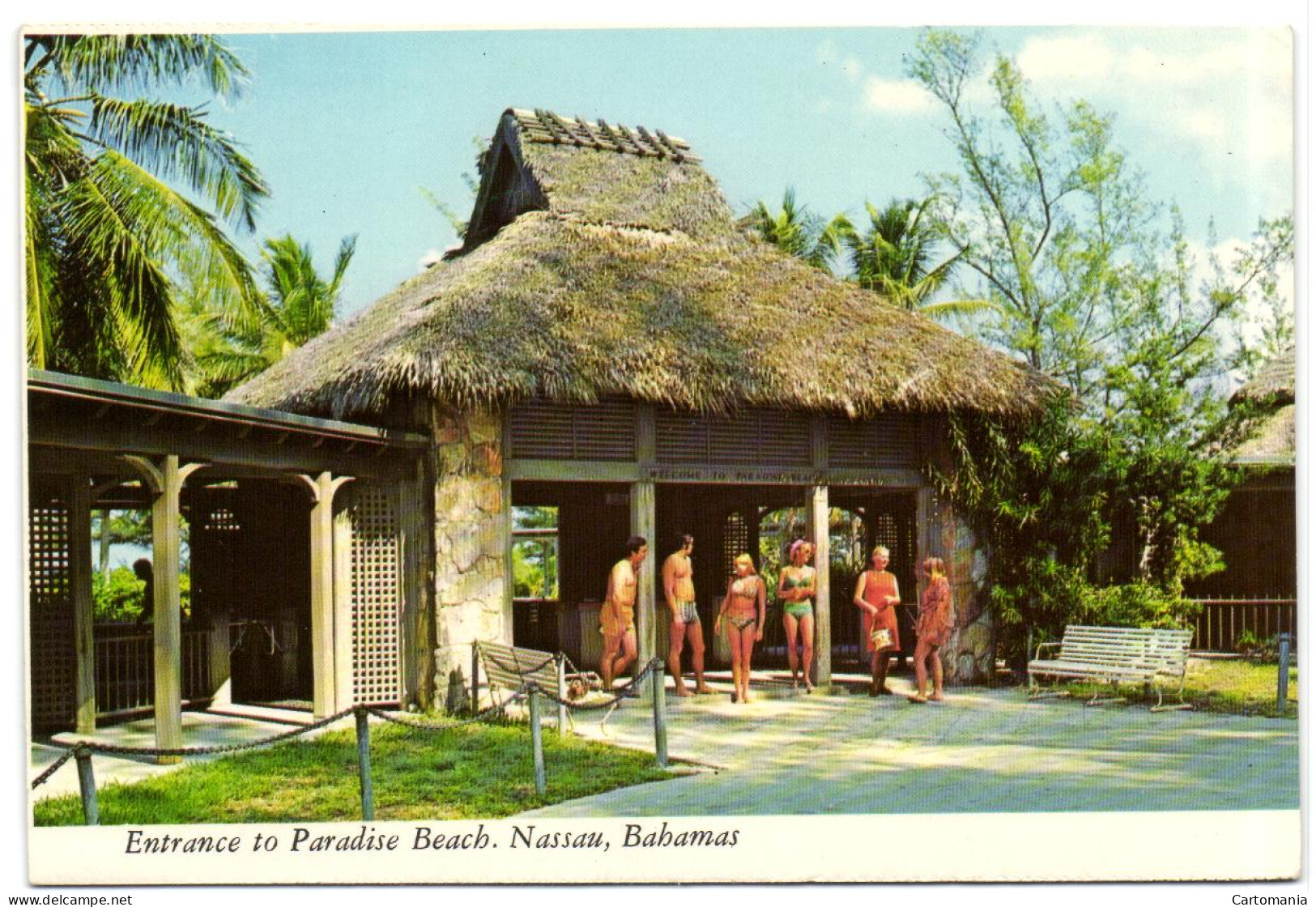 Bahamas - Nassau - Entrance To Paradise Beach - Bahamas